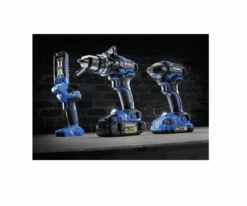 Kobalt KXLC 3024A-03 XTR 3-Tool 24-Volt Max Brushless Power Tool Combo Kit With Hard Case (2-Batteries Included And Charger Included) -Kobalt 11 63