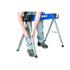 Kobalt 30-in X 43-in Blue And Black Steel Fixed Leg Saw Horse -Kobalt 14195532e L