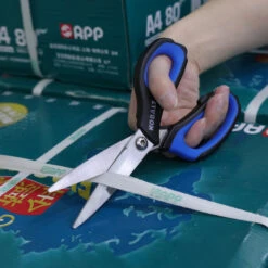 Kobalt 4.7-in Stainless Steel Molded Handle Scissors Kit Of 2 -Kobalt 19225207b L