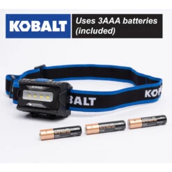 Kobalt 450 Lumens LED Headlamp (Batteries Included) -Kobalt 19225279da L