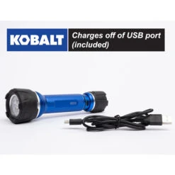 Kobalt Rechargeable - 600 Lumens LED Flashlight -Kobalt 19225284da L