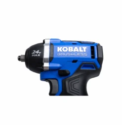Kobalt KIW 3824B-03 Brushless-Amp 24-volt Max Variable Speed Brushless 3/8-in Drive Cordless Impact Wrench (Tool Only) -Kobalt 3 145