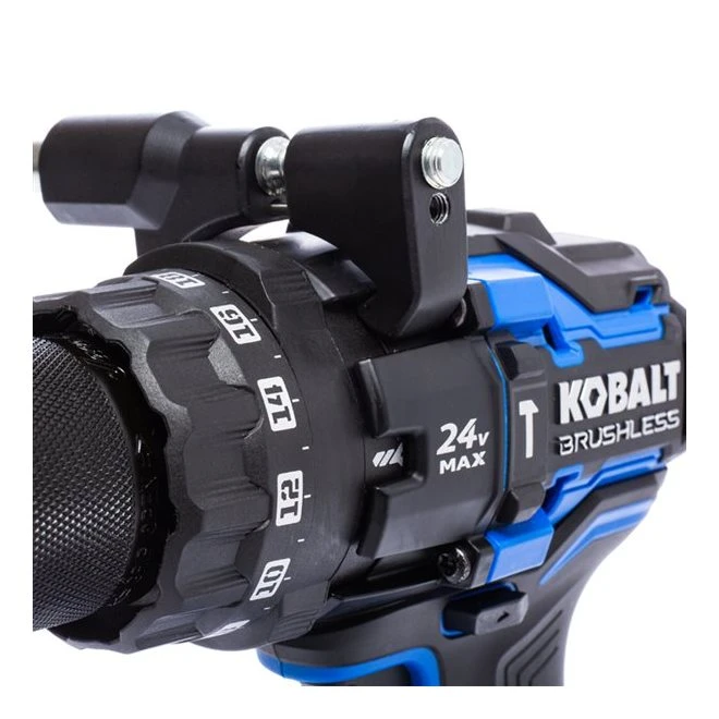 Kobalt 24-V XTR Cordless Hammer Drill - 1/2-in - Variable Speed - Battery, Charger And Accessories Included 3 Kobalt 24-V XTR Cordless Hammer Drill - 1/2-in - Variable Speed - Battery, Charger And Accessories Included