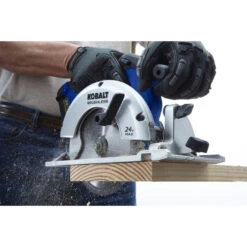 Kobalt 24-V Max Cordless Circular Saw - 6 1/2-in Blade - Brushless Motor - Bare Tool Without Battery -Kobalt 45595021d L