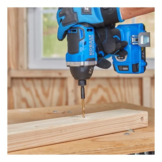 Kobalt 24-V Max Cordless Impact Driver Set - Brushless Motor - Charger, Battery And Accessories Included 4 Kobalt 24-V Max Cordless Impact Driver Set - Brushless Motor - Charger, Battery And Accessories Included - Image 2