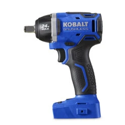 Kobalt 24-V Max Cordless Impact Wrench - 1/2-in - Black And Blue - Brushless Motor - Bare Tool Without Battery -Kobalt 45595050 L