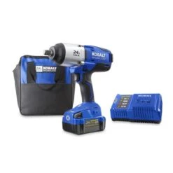 Kobalt 24-V Max 1/2-in Impact Wrench Kit With 4-Ah Battery, Charger And Carrying Bag -Kobalt 45595051 L