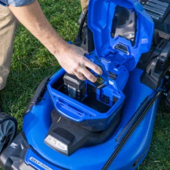 Kobalt 2x24-Volt (48-Volt Total) Brushless 20-in Self-Propelled Cordless Electric Lawn Mower 5 Ah -Kobalt 45595061c L