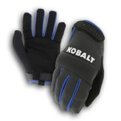 Kobalt Mechanic Gloves - Synthetic Leather - Unisex - XLarge - Black -Kobalt 56145147 L