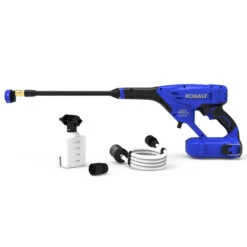Kobalt 40-Volt Electric Handheld Pressure Washer Kit - 2-Ah - 600-PSI - Blue -Kobalt 65415002b L