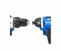 Kobalt KLC 2024A-03 2-Tool 24-Volt Max Brushless Power Tool Combo Kit With Soft Case (1-Battery Included And Charger Included) -Kobalt 7 146