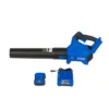 Kobalt KHB 4224A-03 24-volt Max 500-CFM 120-MPH Brushless Handheld Cordless Electric Leaf Blower 4 Ah (Battery & Charger Included) -Kobalt Kobalt KHB 4224A 03 24 volt Max 500 CFM 120 MPH Brushless Handheld Cordless Electric Leaf Blower 4 Ah Battery Charger Included