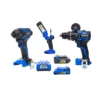 Kobalt KXLC 3024A-03 XTR 3-Tool 24-Volt Max Brushless Power Tool Combo Kit With Hard Case (2-Batteries Included And Charger Included) -Kobalt Kobalt KXLC 3024A 03 XTR 3 Tool 24 Volt Max Brushless Power Tool Combo Kit with Hard Case 2 Batteries Included and Charger Included